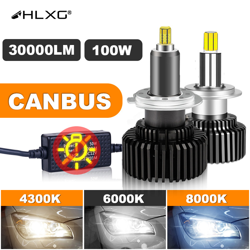 LED Canbus 360 H4 H1 HB3 HB4 9012 ͺ Bi LED ..
